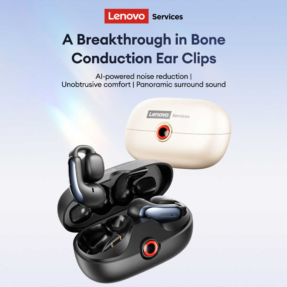 Wireless Earbuds Case - لينوفو LES-108 العظام التوصيل TWS الأذن