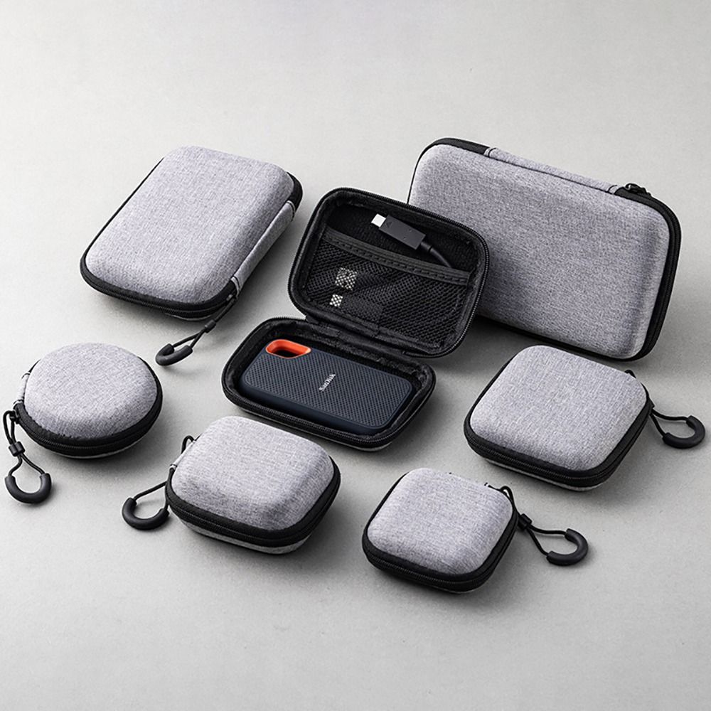 Phone Accessories And Cases - حقيبة تخزين EVA لسماعات الأذن/الهاتف/كابل الشحن