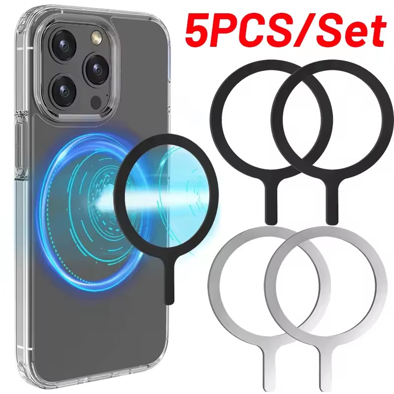 Phone Accessories Ring Holder - 5-1 قطعة حلقة لاصقة لشحن ماج