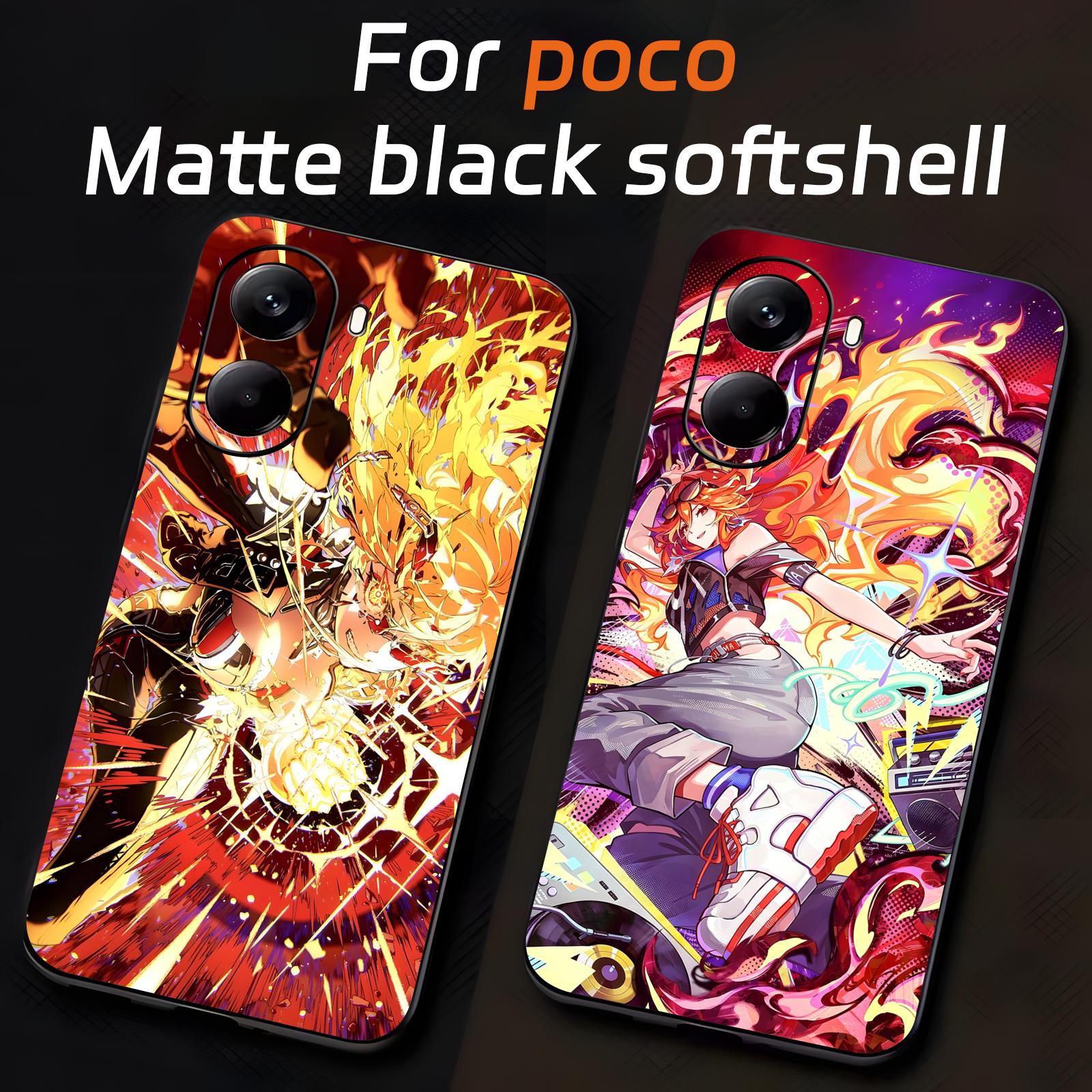 Xiaomi Poco X6 - حافظة هاتف Genshin Impact Mavuika لهاتف