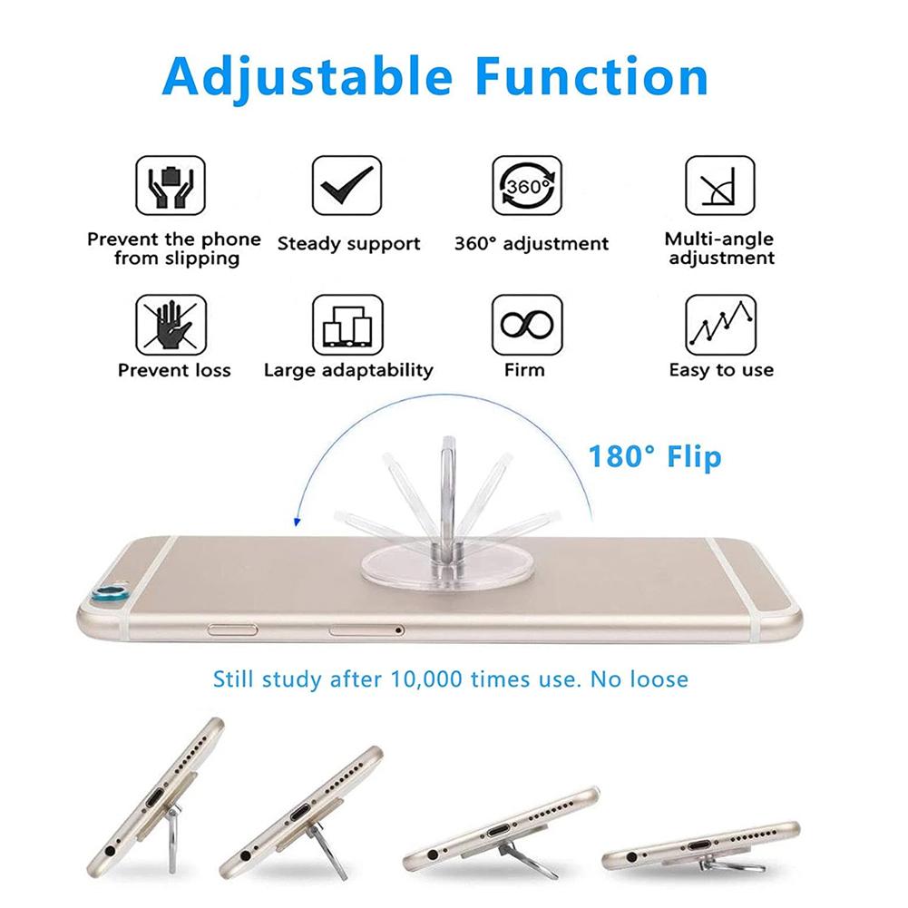 حامل هاتف خلوي شفاف دوار 360 د - مراجعة Phone Accessories And Cases وسعره