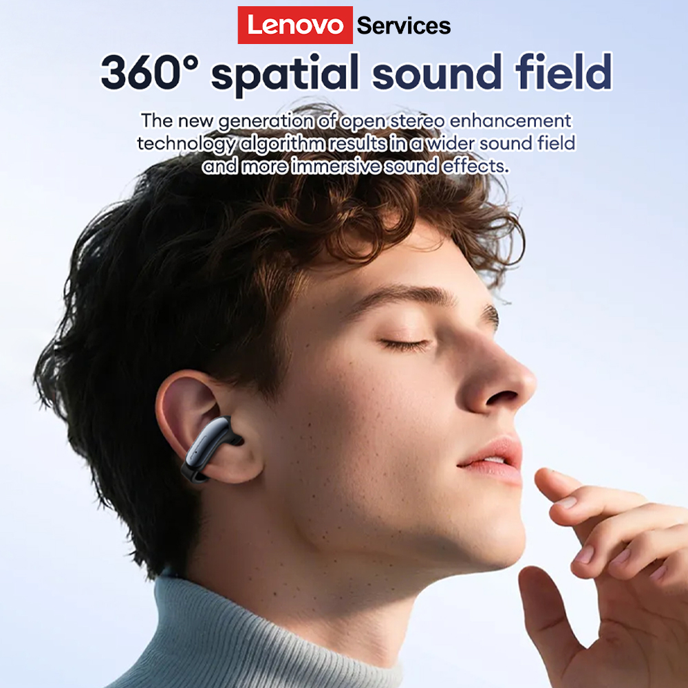لينوفو LES-108 العظام التوصيل  - مراجعة Wireless Earbuds Case وسعره