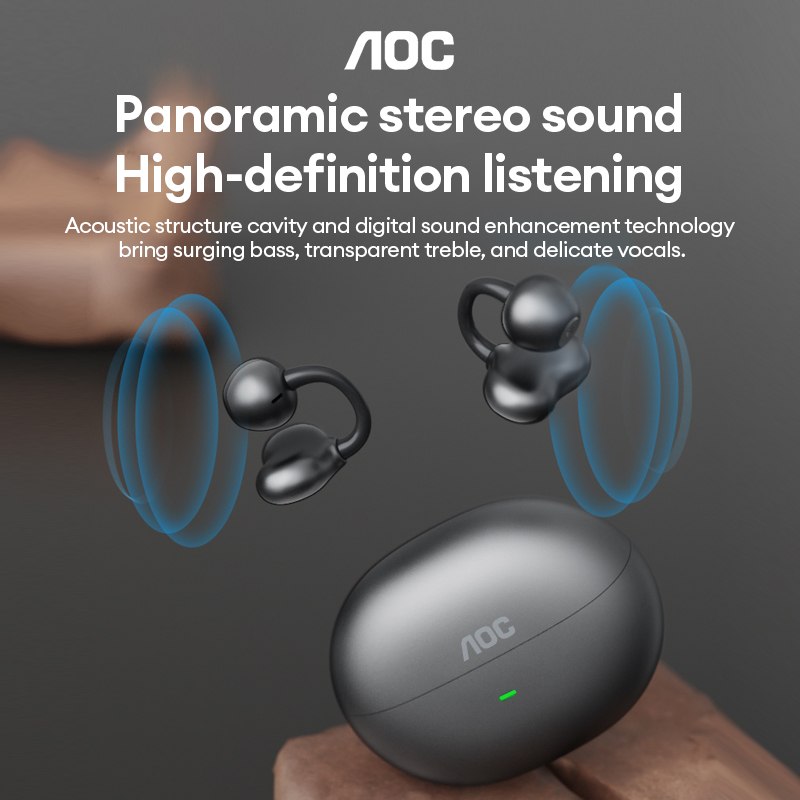سماعات أذن لاسلكية AOC ACD2544 - مراجعة Wireless Earbuds Case وسعره