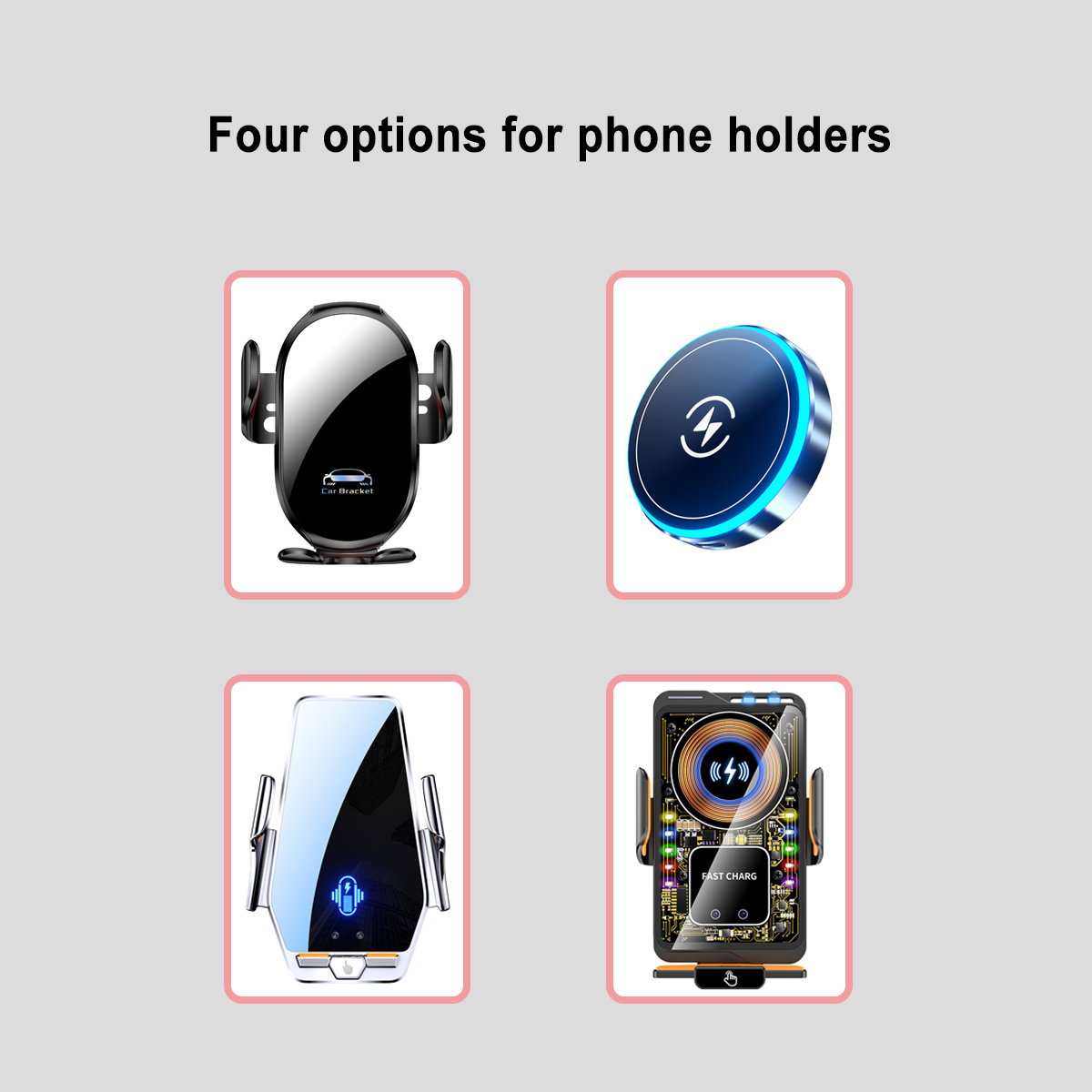 حامل هاتف للسيارة يثبت على فتح - مراجعة Phone Accessories Rack وسعره