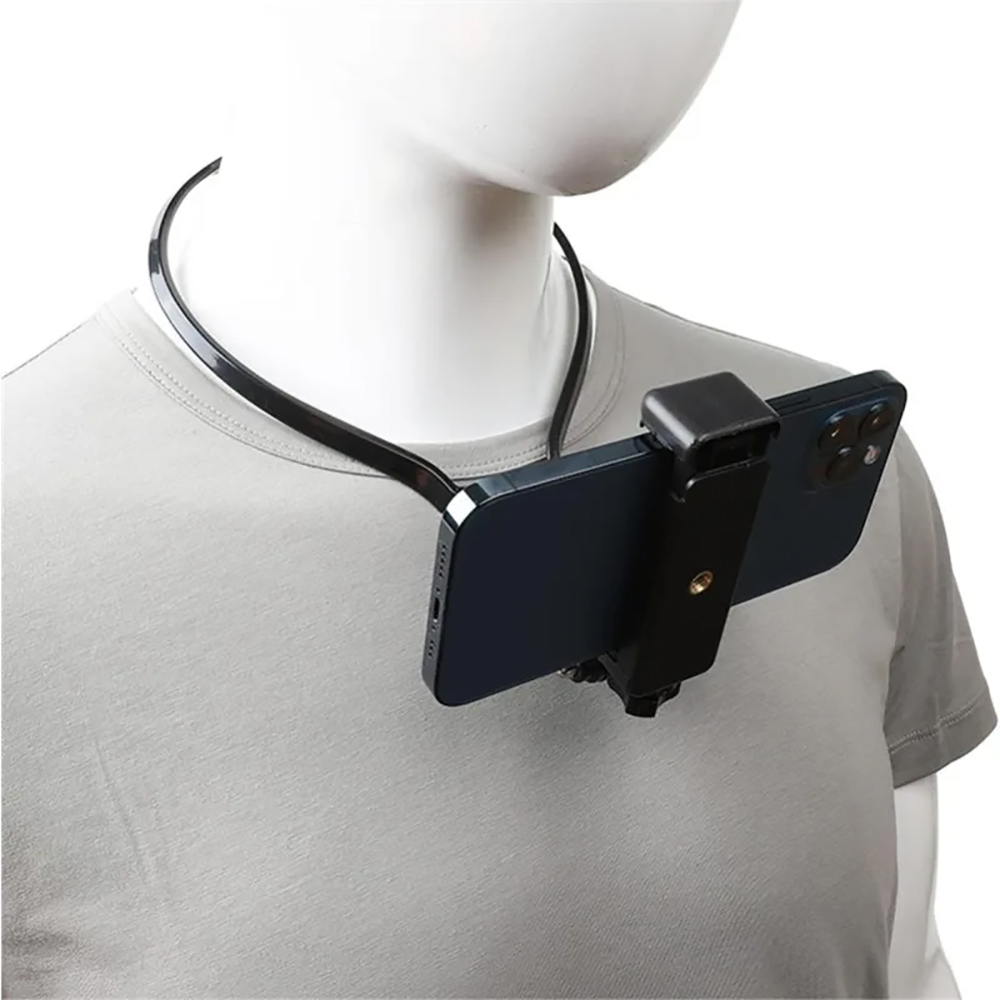 حامل هاتف عالمي قابل للارتداء  - مراجعة Neck Hanging Phone Holder وسعره