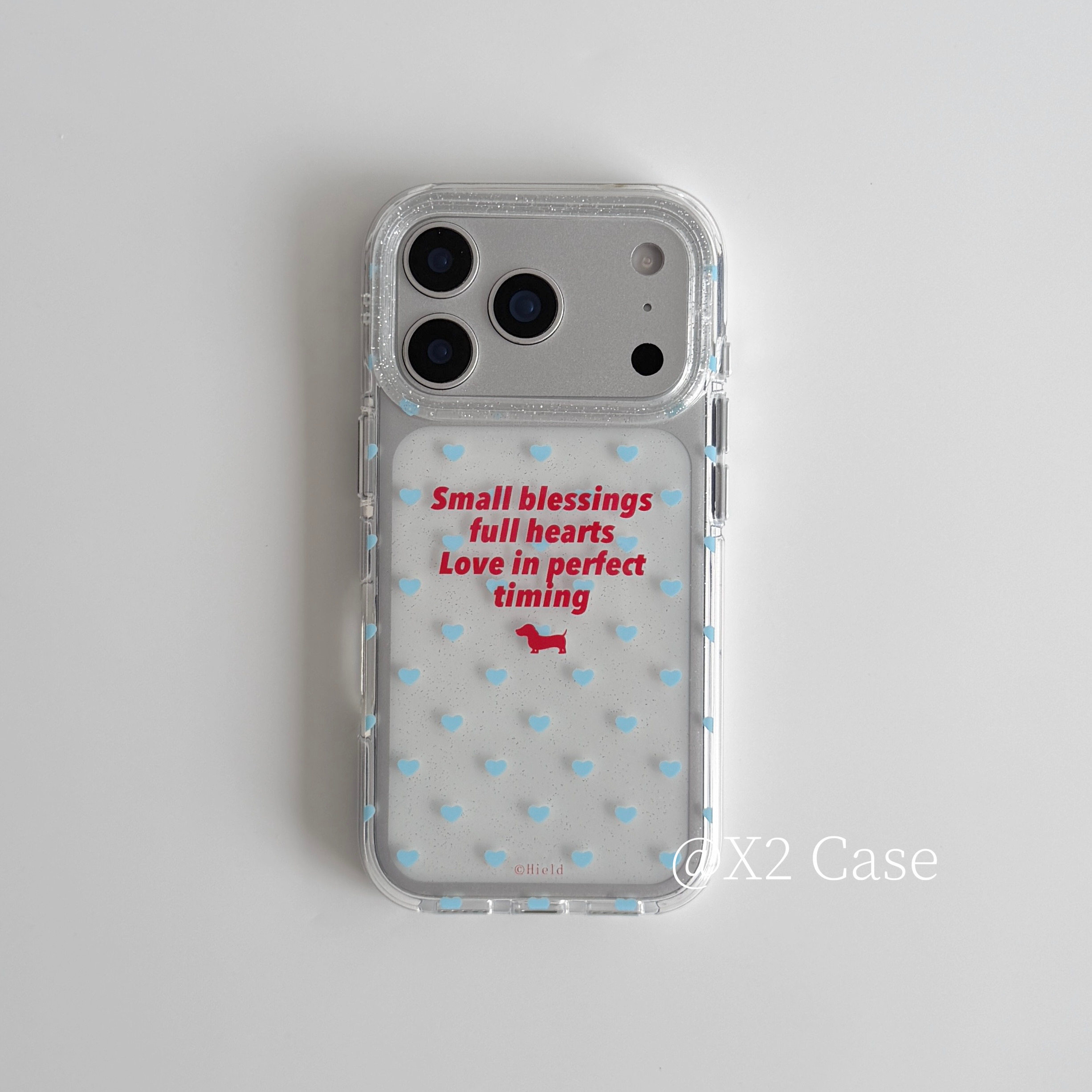 غطاء هاتف Ins Blue Love Englis - مراجعة Y2K Phone Accessories وسعره