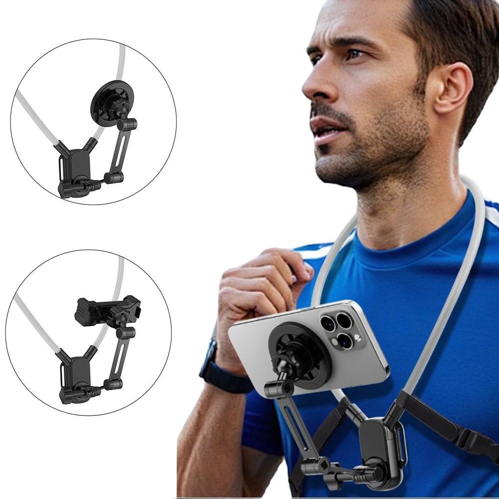 حامل هاتف معلق على الرقبة، حام - مراجعة Neck Hanging Phone Holder وسعره