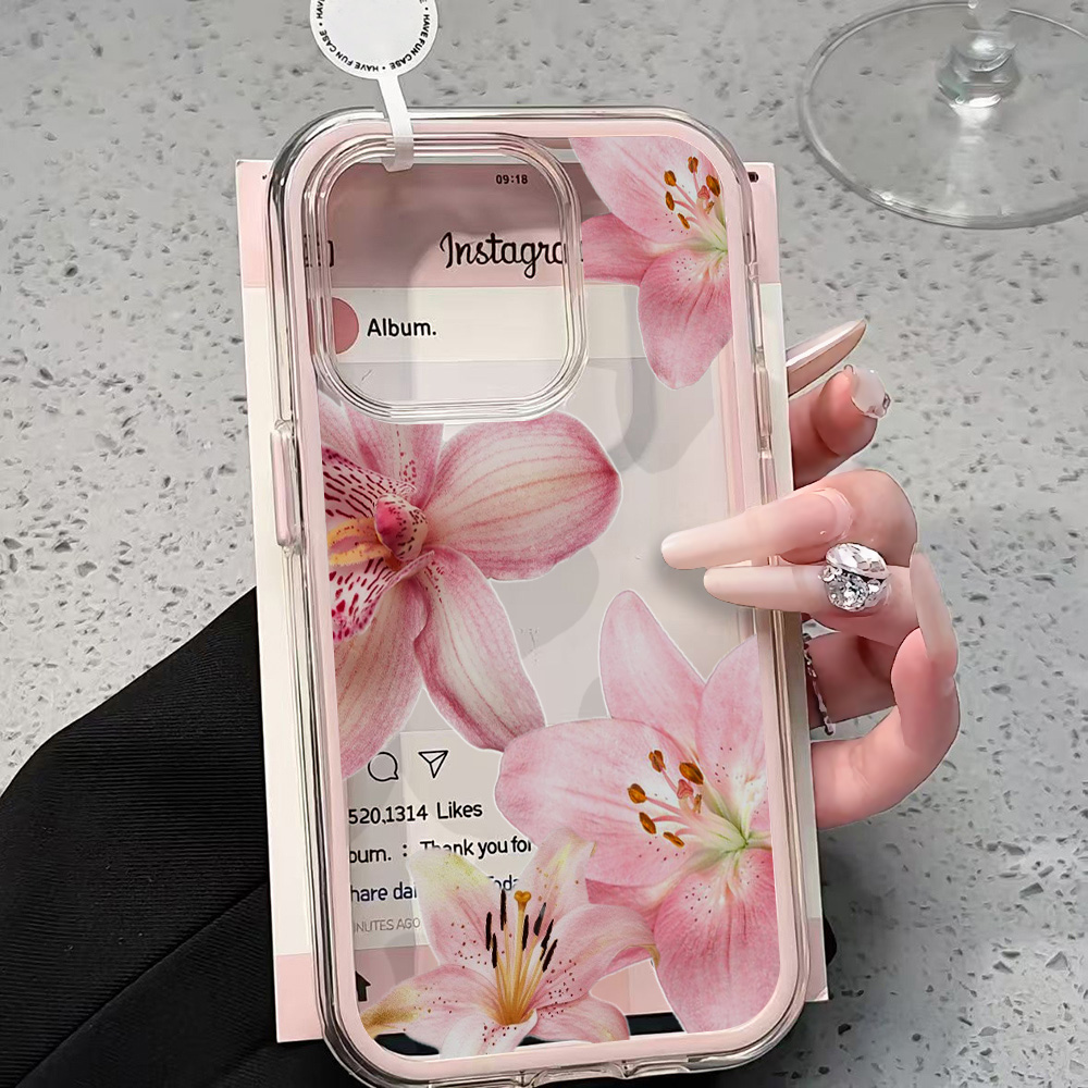 غطاء هاتف شفاف بتصميم زهرة الز - مراجعة Phone Accessories List وسعره