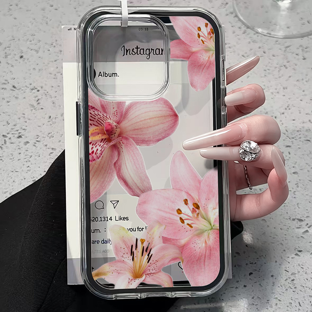 غطاء هاتف شفاف بتصميم زهرة الز - مراجعة Phone Accessories List وسعره