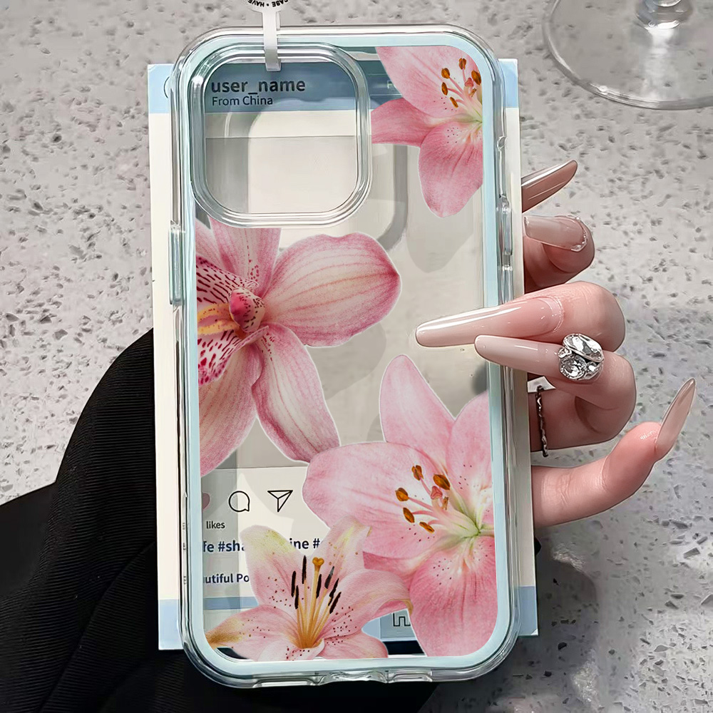غطاء هاتف شفاف بتصميم زهرة الز - مراجعة Phone Accessories List وسعره