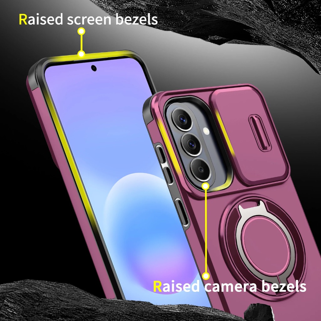 حافظة هاتف مغناطيسية 360 درجة  - مراجعة Phone Accessories Ring Holder وسعره