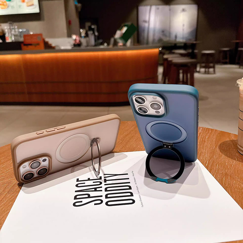 جراب هاتف زجاجي غير لامع مع حا - مراجعة Phone Accessories Ring Holder وسعره