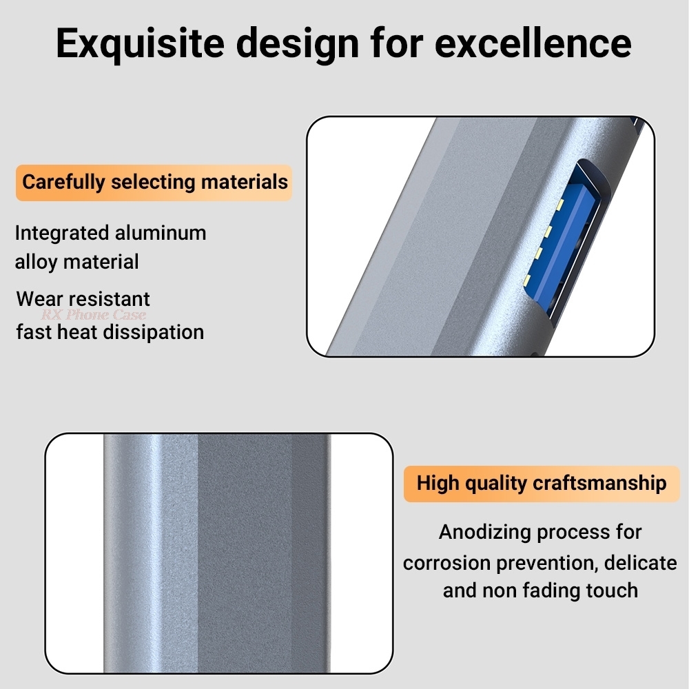 محول USB 3.0 متعدد الوظائف 4 ف - مراجعة Phone Accessories Distributor وسعره