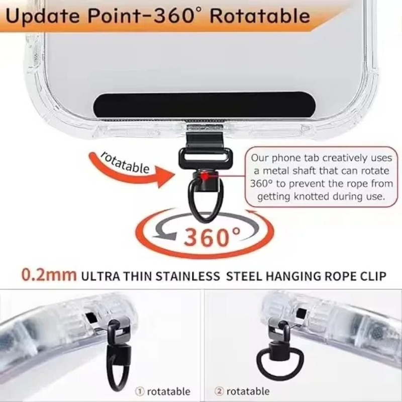 مشبك حبل هاتف دوار 360 درجة من - مراجعة Phone Accessories Ring Holder وسعره