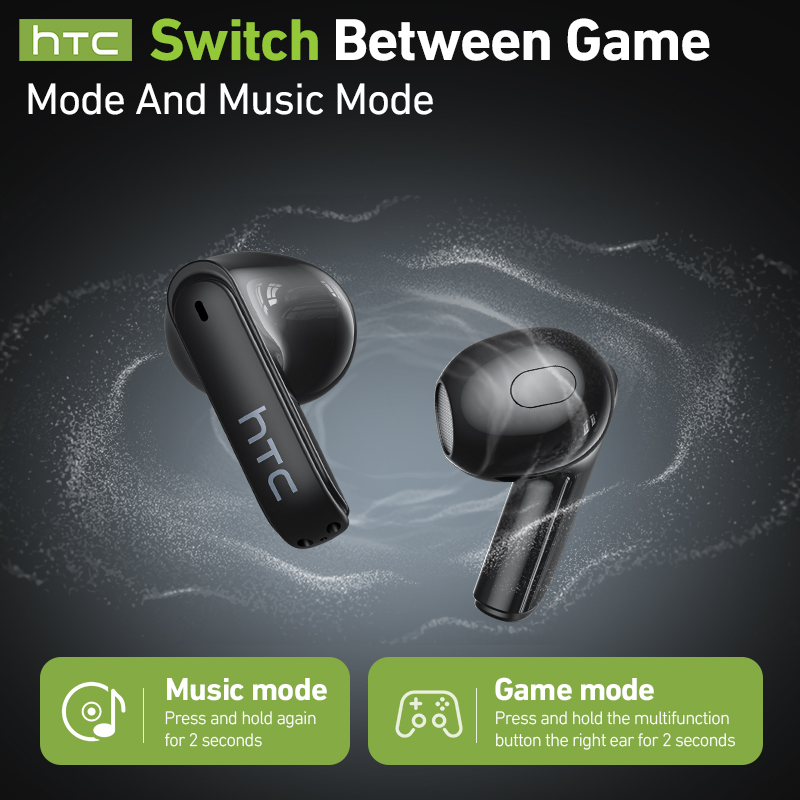 سماعات ألعاب لاسلكية من hTC مع - مراجعة Wireless Earbuds Case وسعره