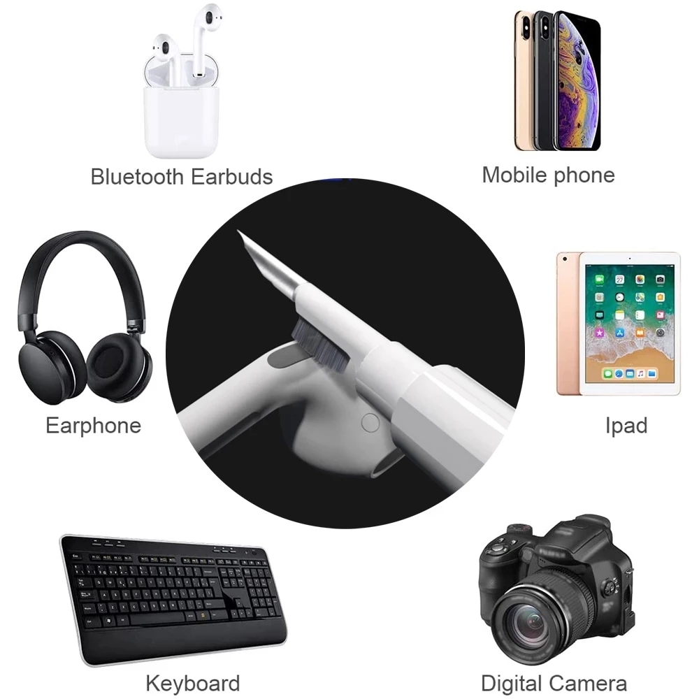 طقم تنظيف 3 في 1: قلم تنظيف سم - مراجعة Wireless Earbuds Case وسعره