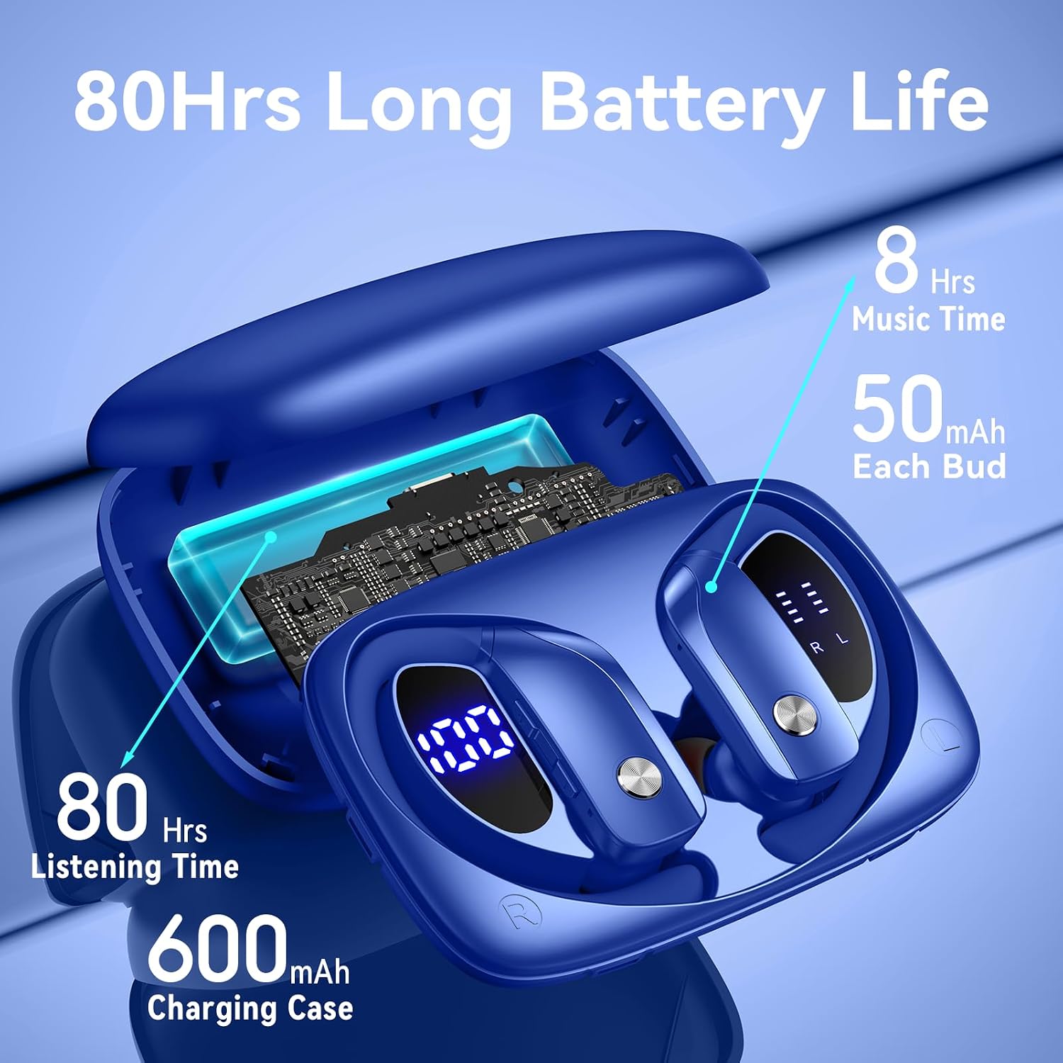 سماعات أذن لاسلكية مع علبة شحن - مراجعة Wireless Earbuds Case وسعره